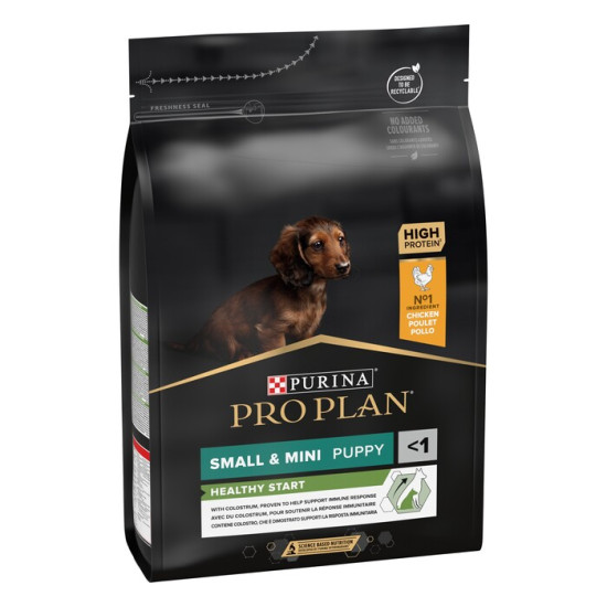 Purina Pro Plan Dog Small Puppy Healthy Start – Hrană Uscată pentru Pui de Câine de Talie Mică cu Pui – 3 kg